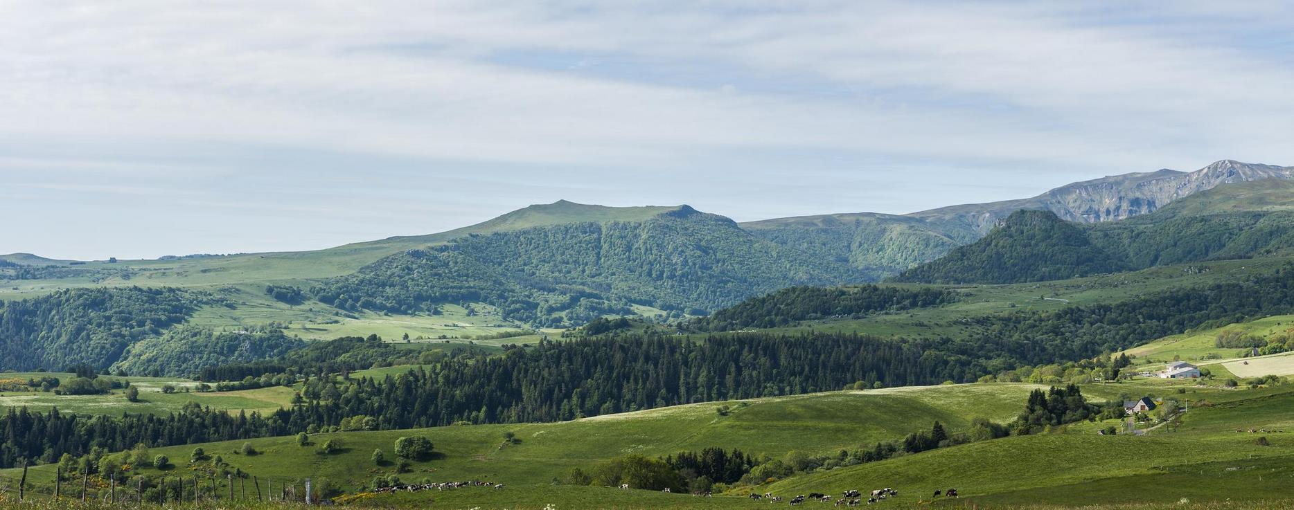 Massif du Sancy, vue sur les sommets du Massif du Sancy