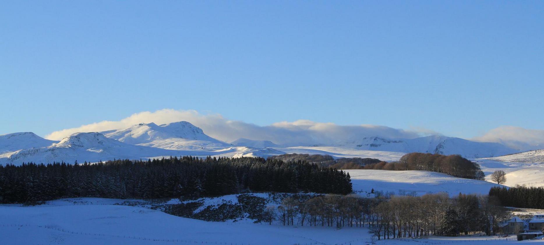 Plateau de Guery, vue sur le Massif Adventif