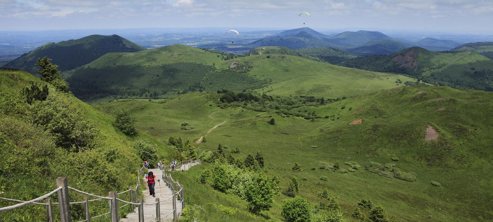 Parc naturel des Volcans d'Auvergne, randonnees
