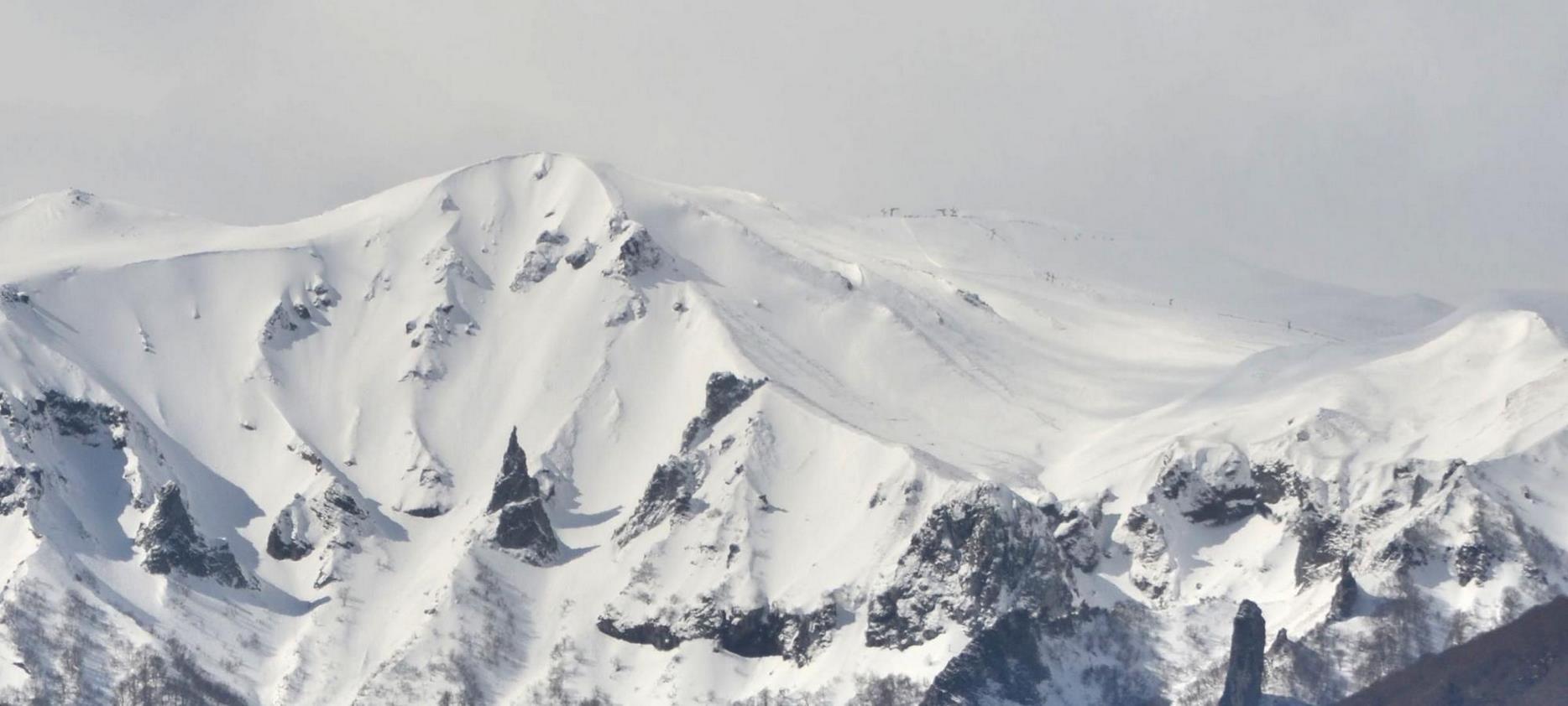 Super Besse - sommet enneigee