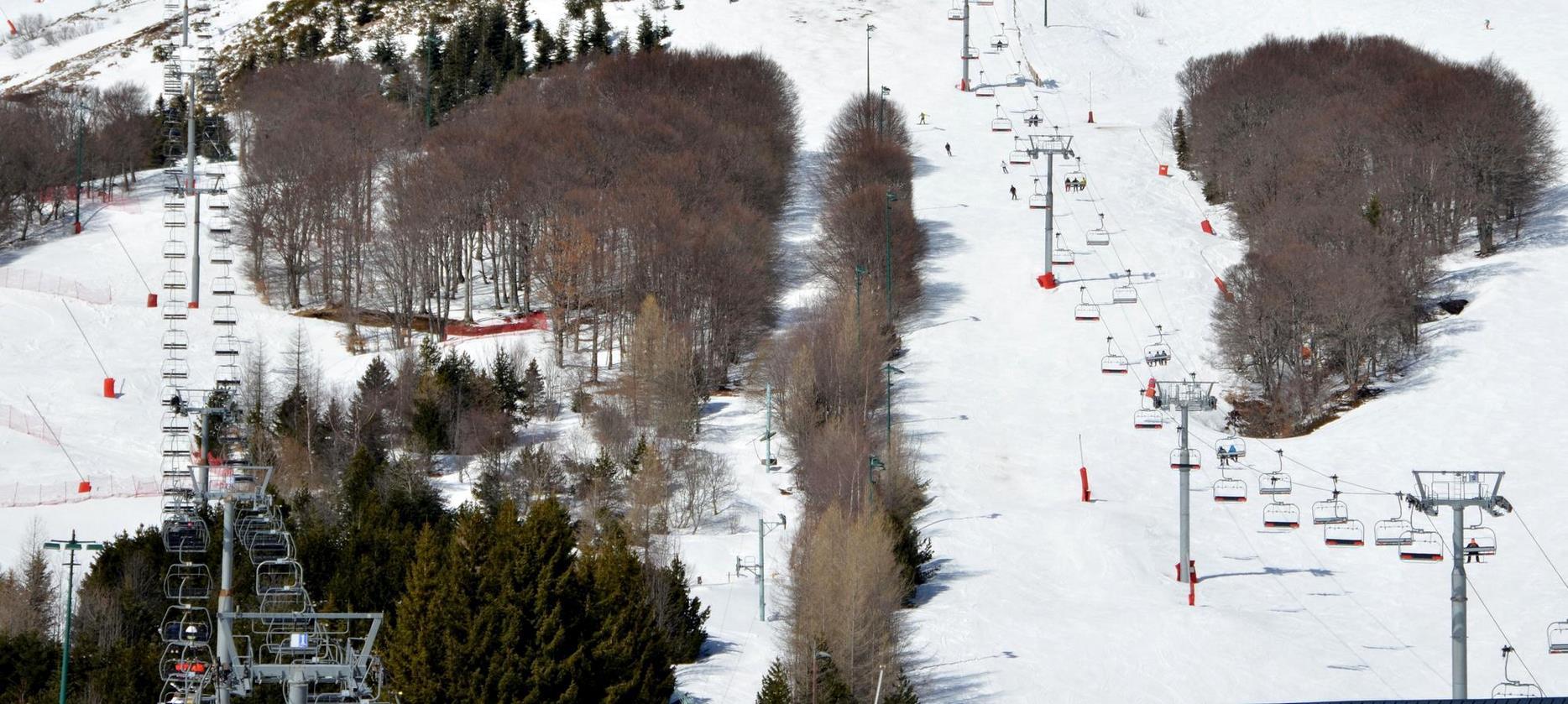 Super Besse - Descente de la piste rouge