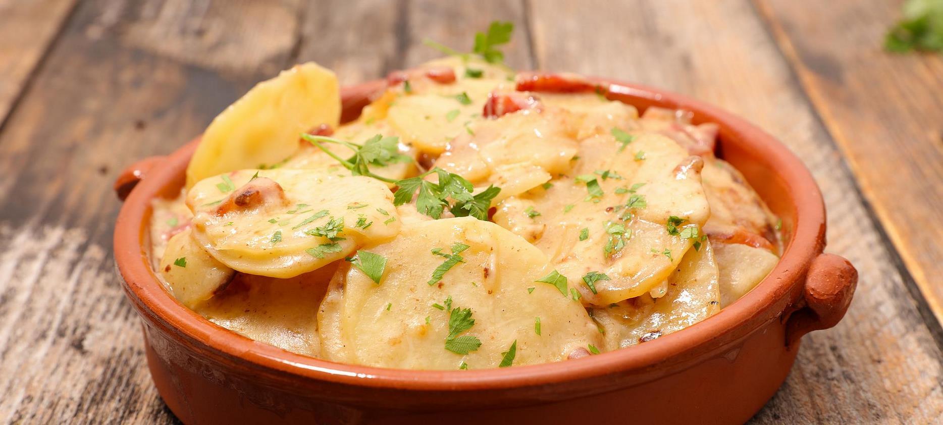 La Truffade plat a base de Pomme de terre et fromage