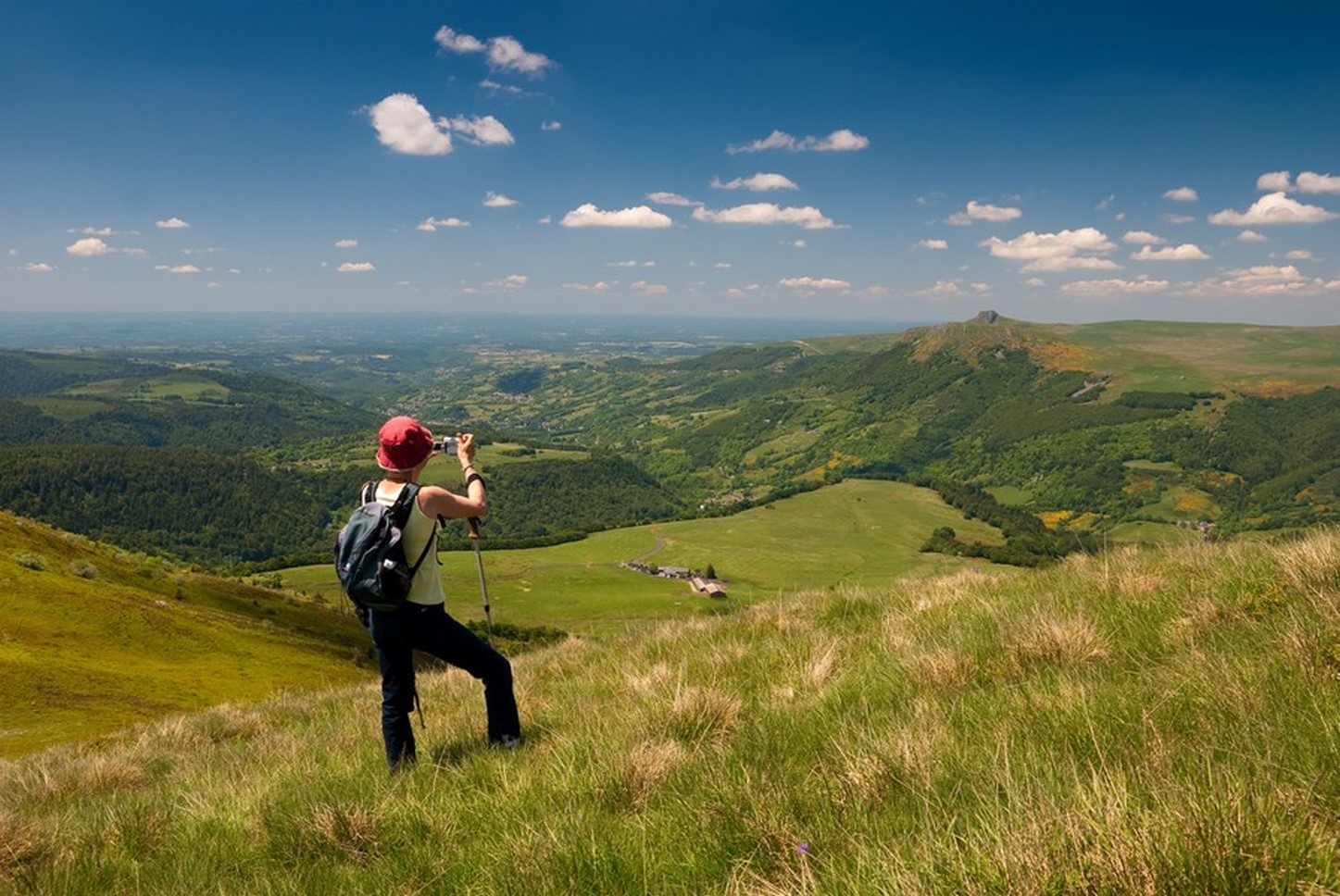Randonnee en été dans le Parc Naturel du Sancy