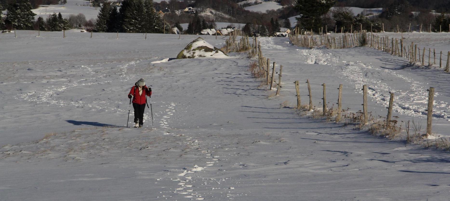 Super besse - Randonnee en raquette dans le massif du Sancy