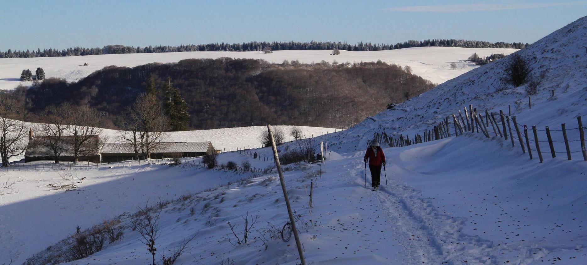 Super besse - Randonnee en raquette dans le massif du Sancy