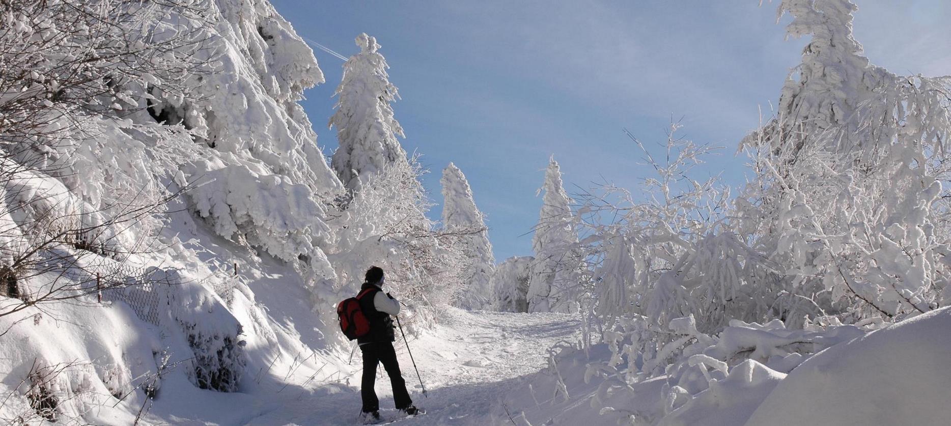 Super besse - Montee du puy de Dôme en Hiver