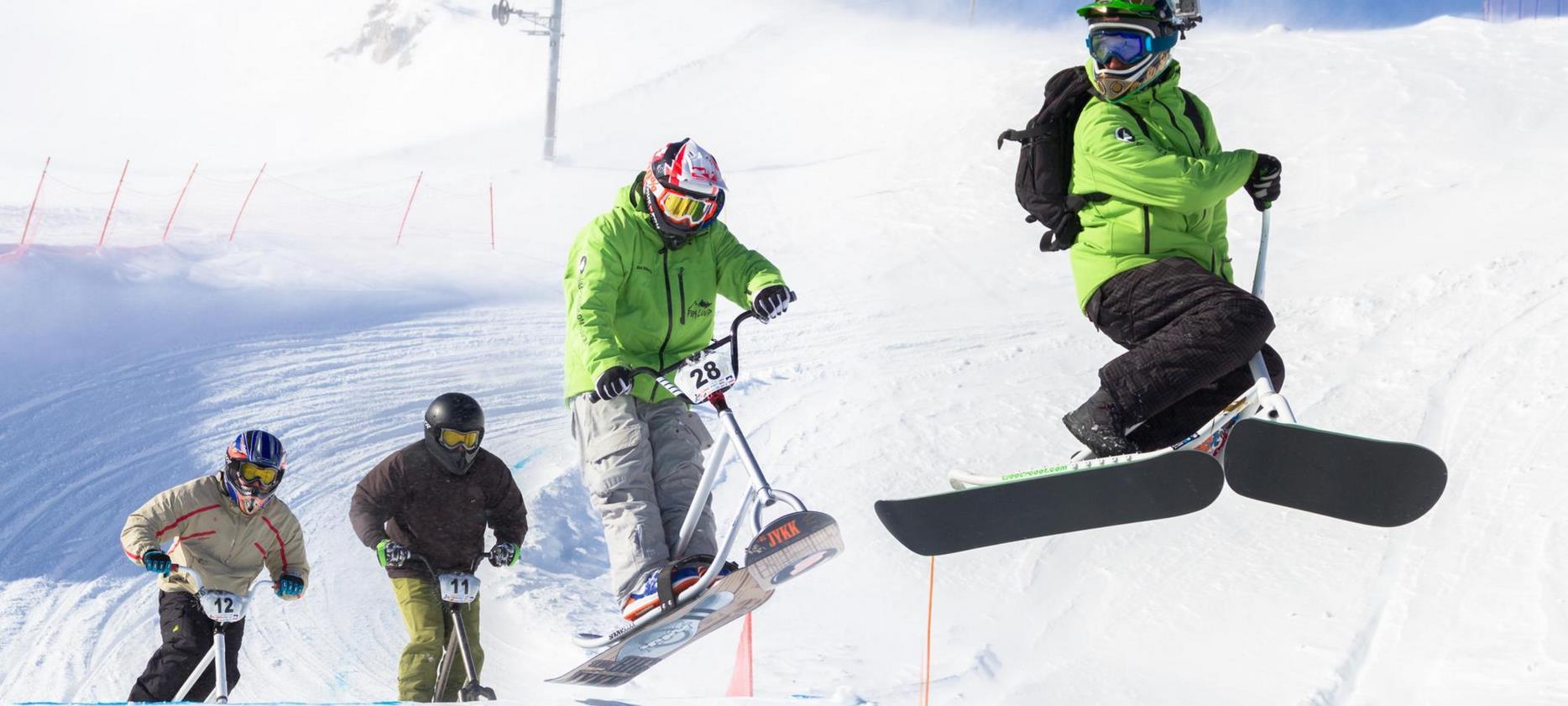 Super Besse - initiation au snowscoot à Super Besse