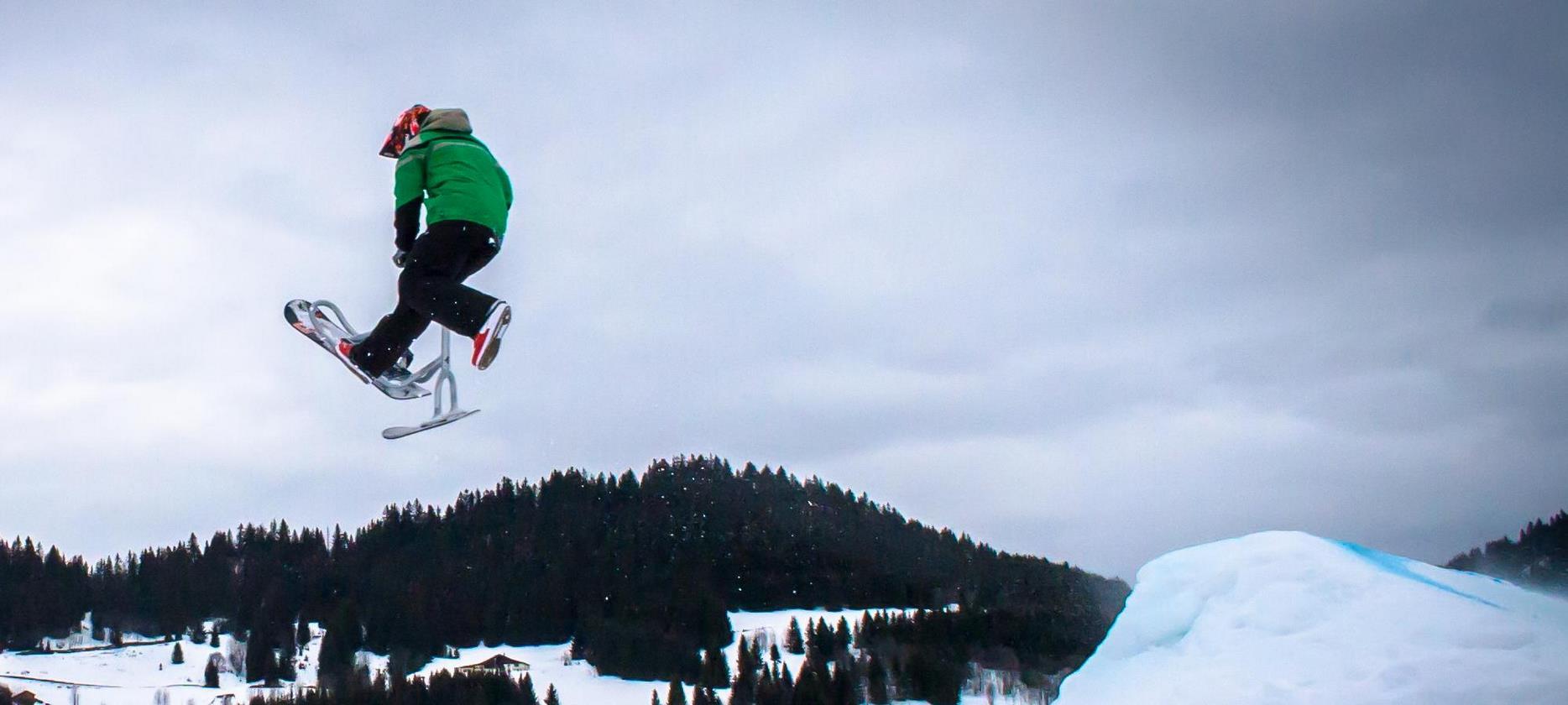 Super Besse - Sensation en Snowscoot a super besse