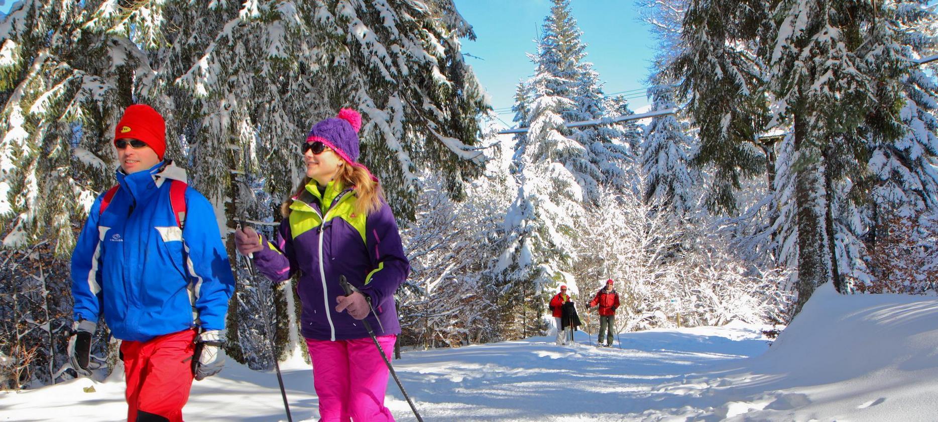 Super Besse - piste de randonnée en raquette au Mont Dore