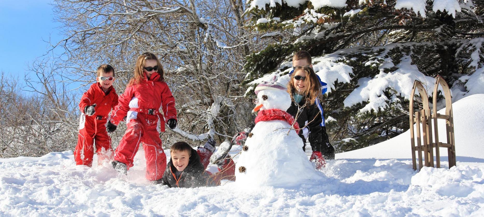 Super Besse - Bonhomme de Neige dans le Sancy