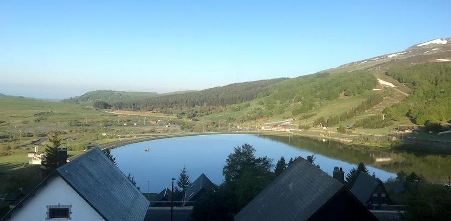 Panarama de la mezzanine du chalet a Super Besse