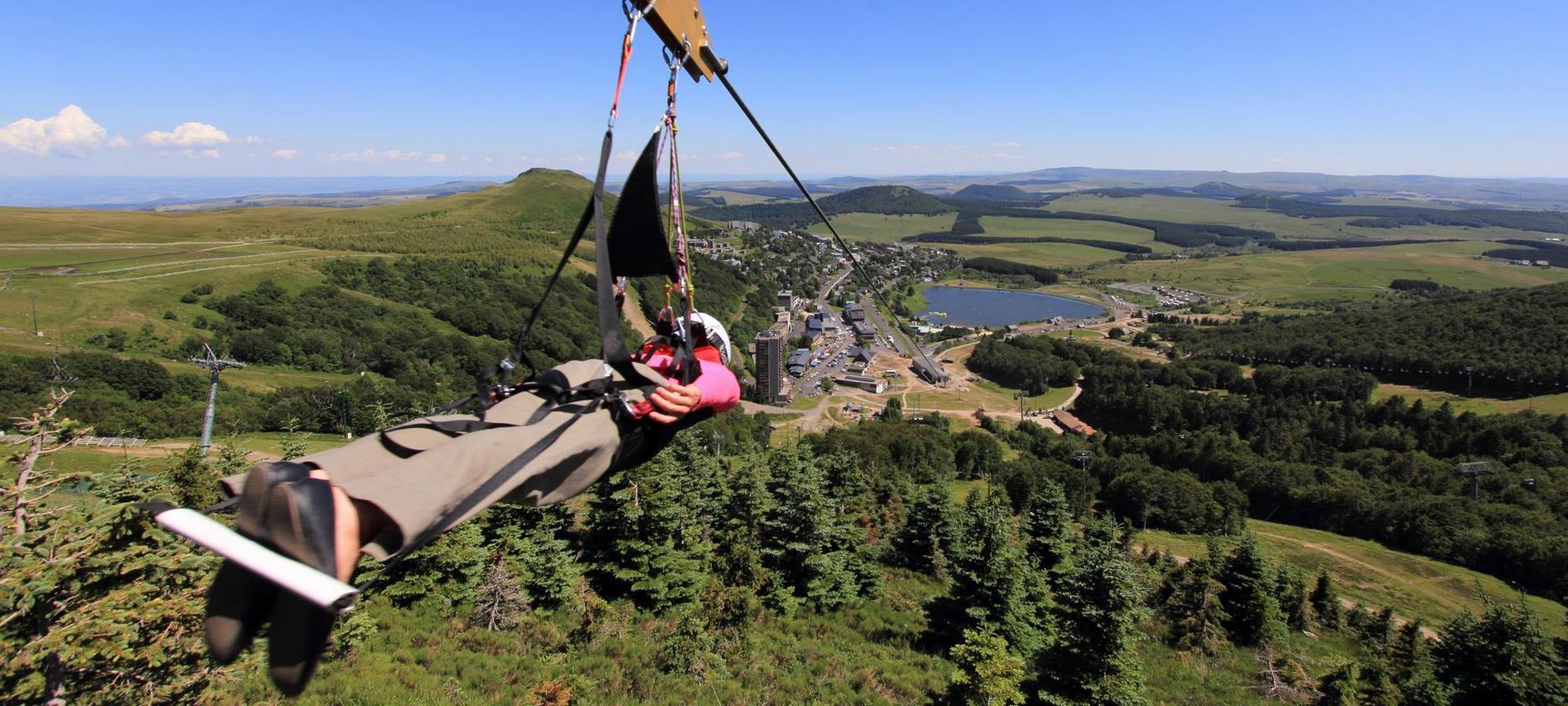 Chalet Cascade à Super Besse- au départ de la Tyrolienne fantasticable