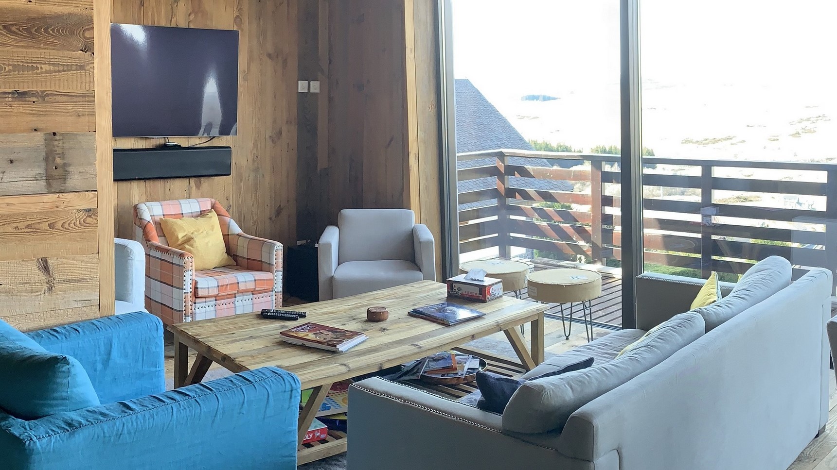 Chalet Super Besse, Chalet Cascade, le salon
