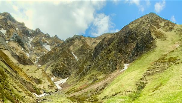 Puy de Sancy, la Vallée du Val d'enfer dans le Massif du sancy en Auvergne