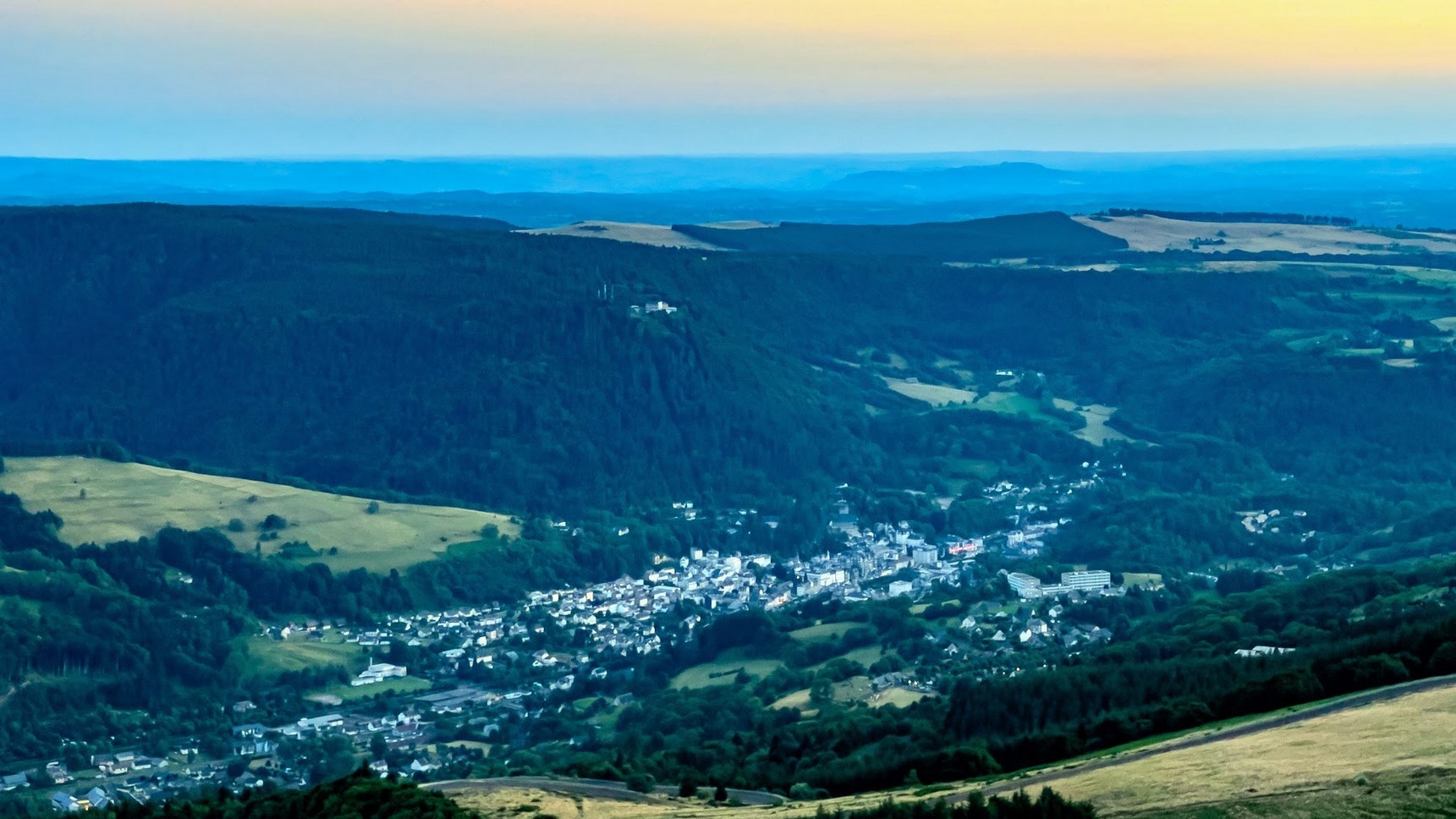 La Banne d'Ordanche, belle vue sur la Bourboule