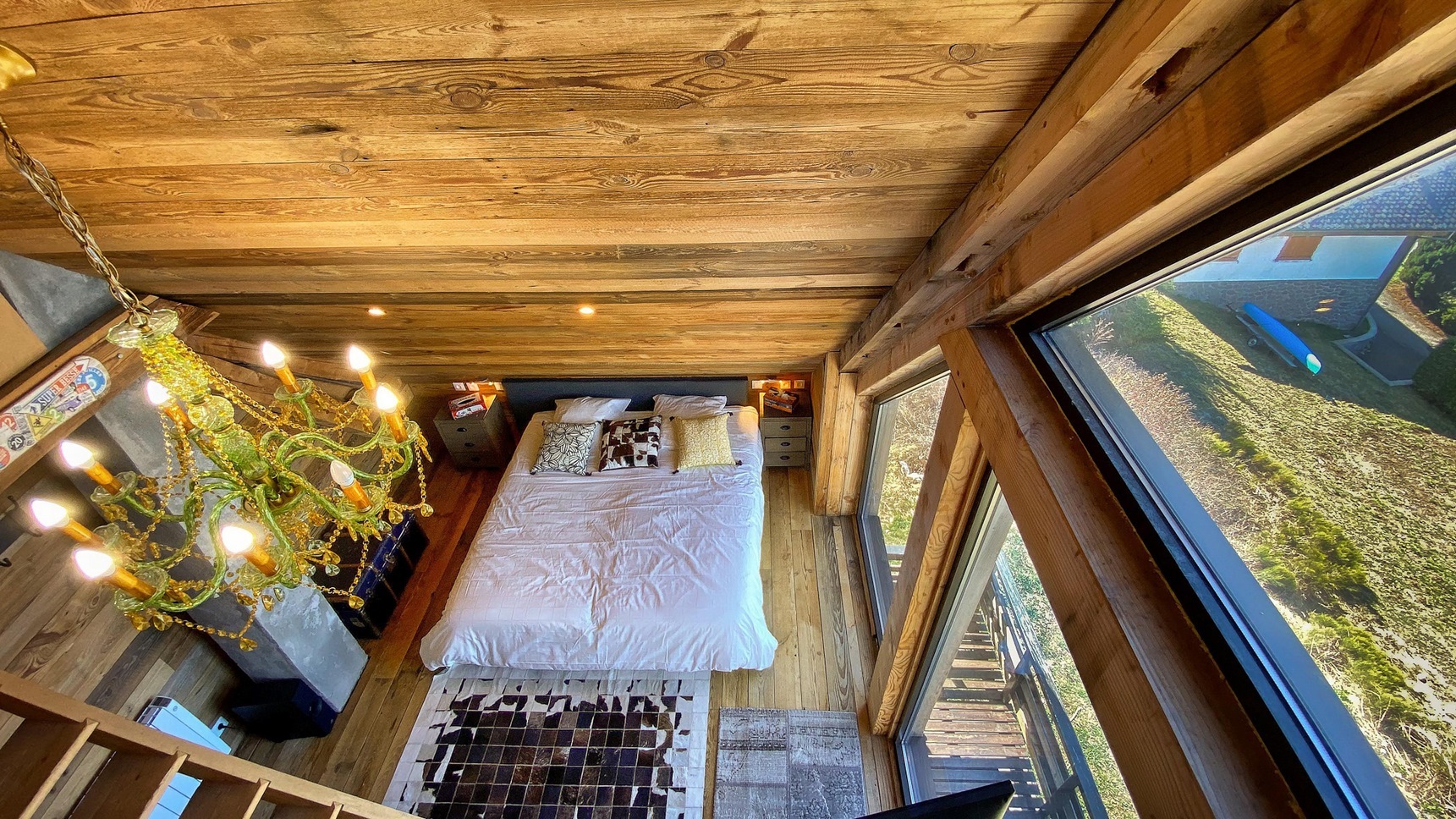 Chalet Super Besse 10 personnes, la chambre avec lit 180