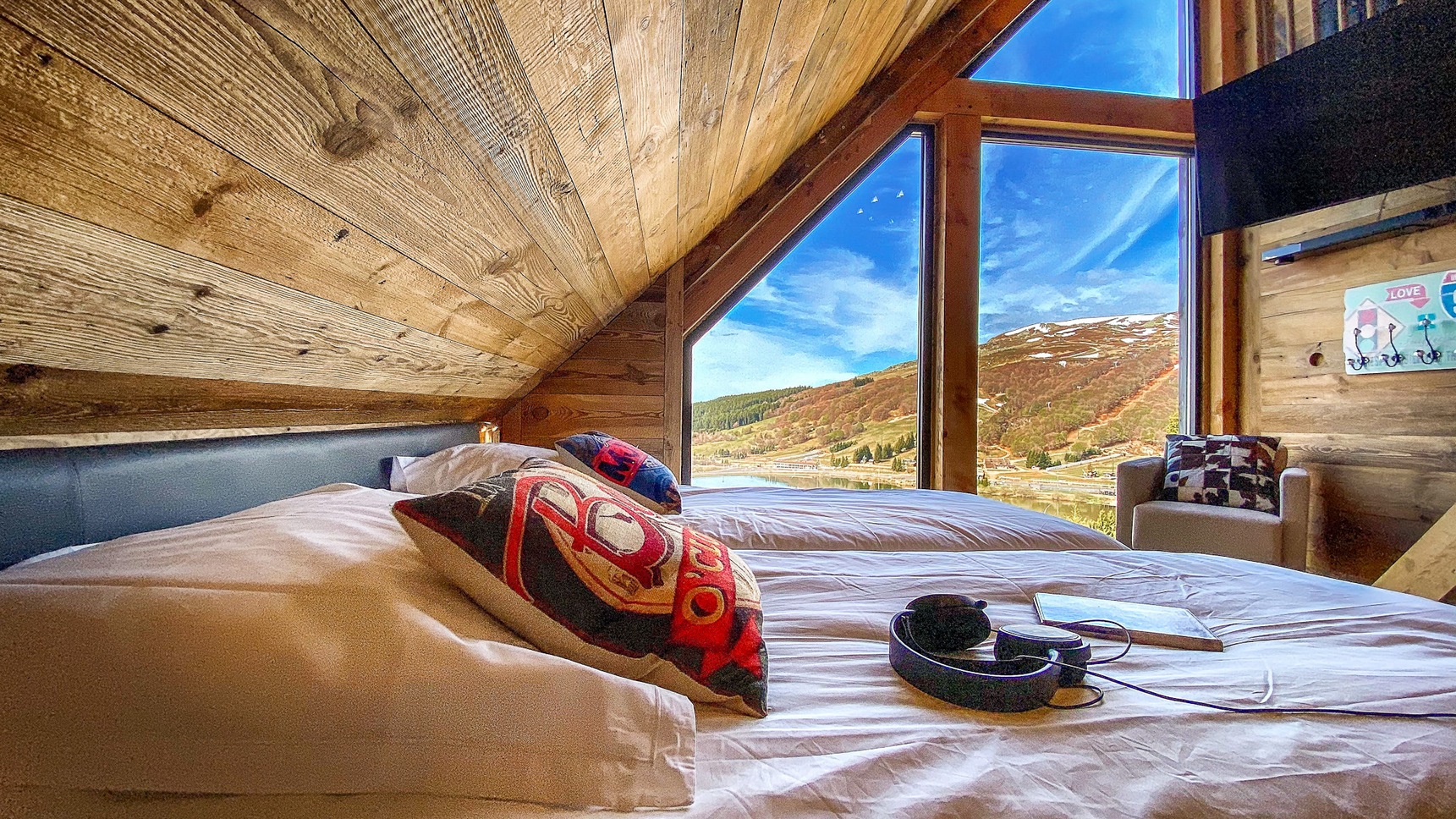 Chalet avec vue sur le Massif du Sancy, chalet 10 personnes super Besse