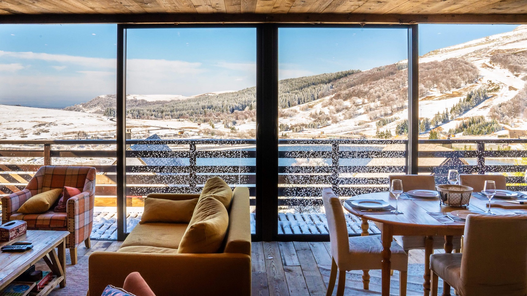 Chalet Massif Central, le séjour salon