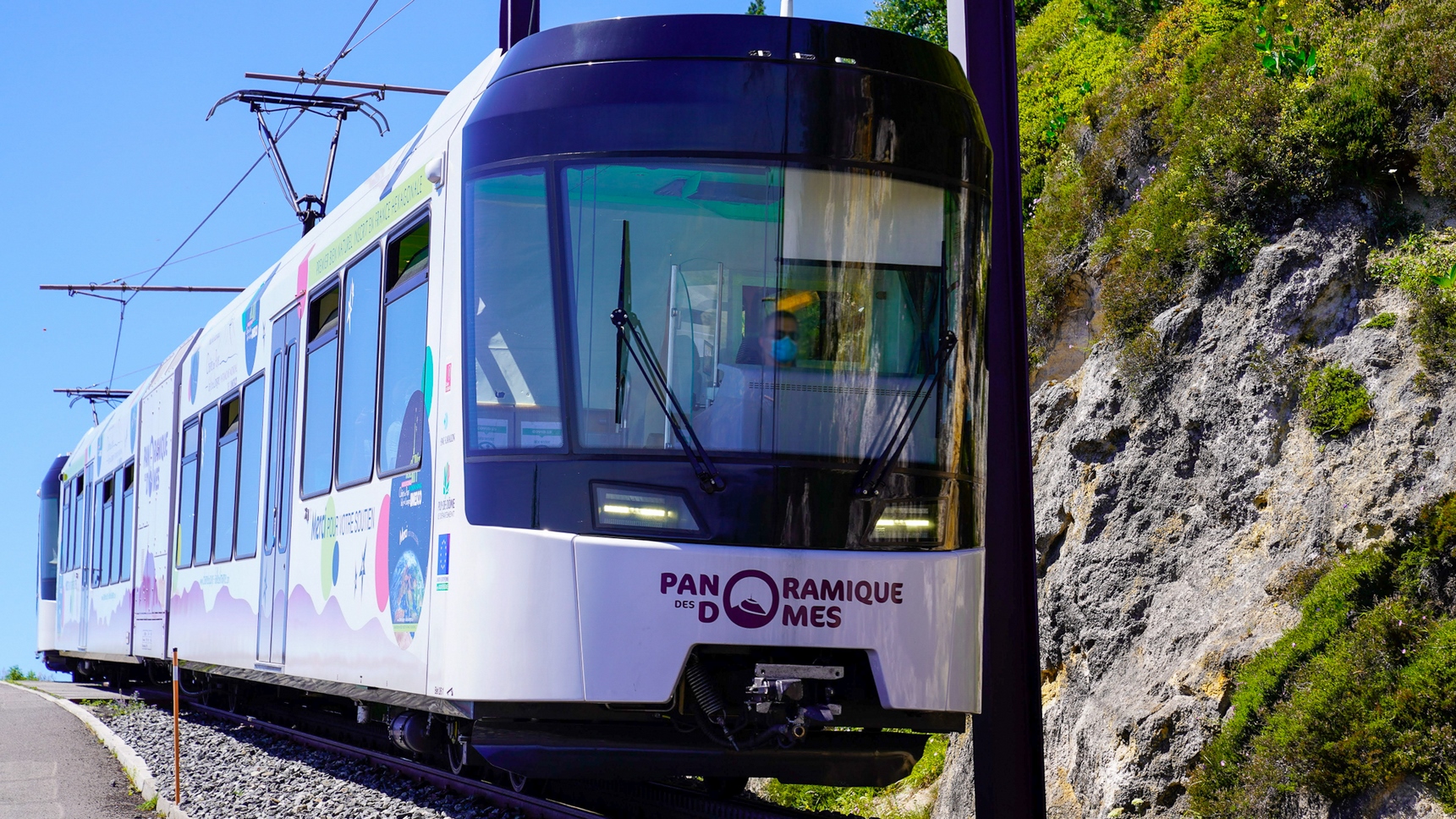 Le Panoramique des Dômes, train pour rejoindre le sommet du Puy de Dôme