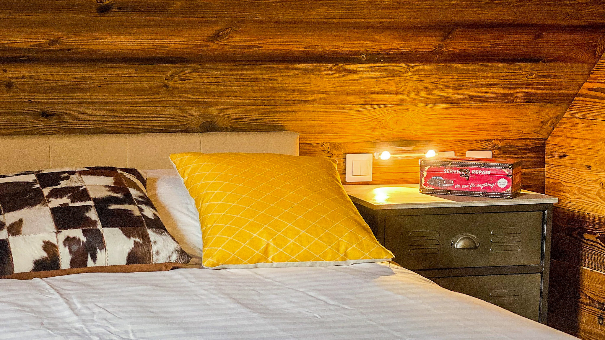 Super Besse, Chalet Cascade Super Besse, chambre la Tyrolienne, chambre double