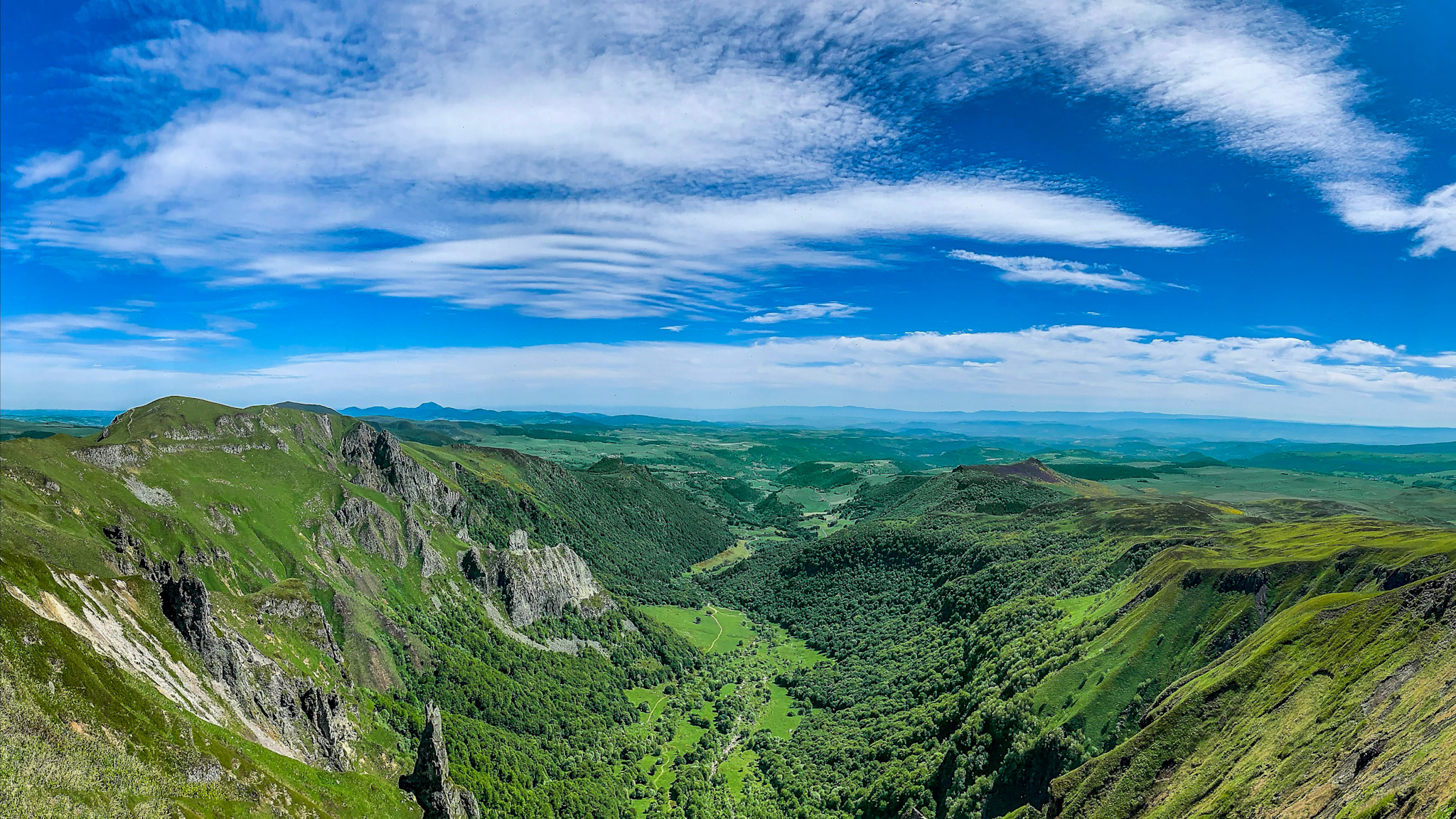La Vallée de Chaudefour dans le Massif du Sancy