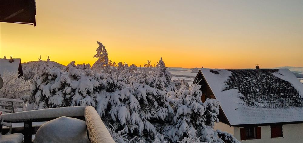 Lever de soleil à Super Besse, Chalet Cascade Super Besse