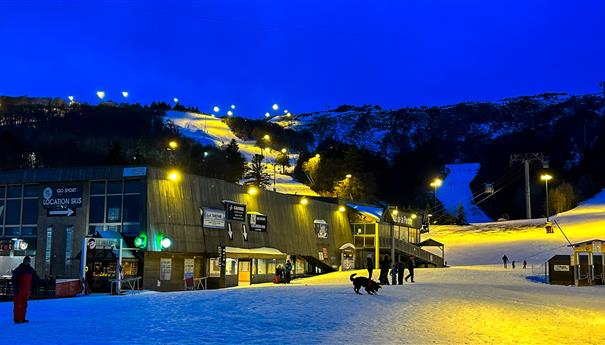 Super Besse, le ski nocturne sur la Station de Super Besse