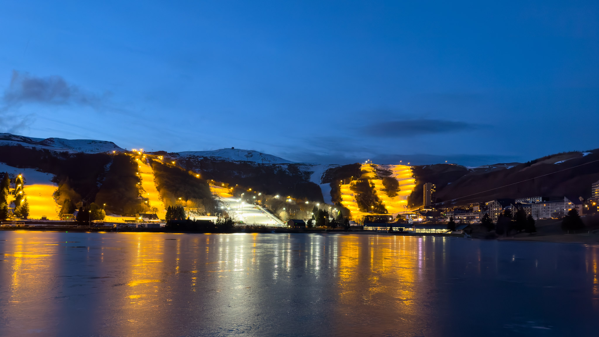 Super Besse, la station de Super Besse en hiver