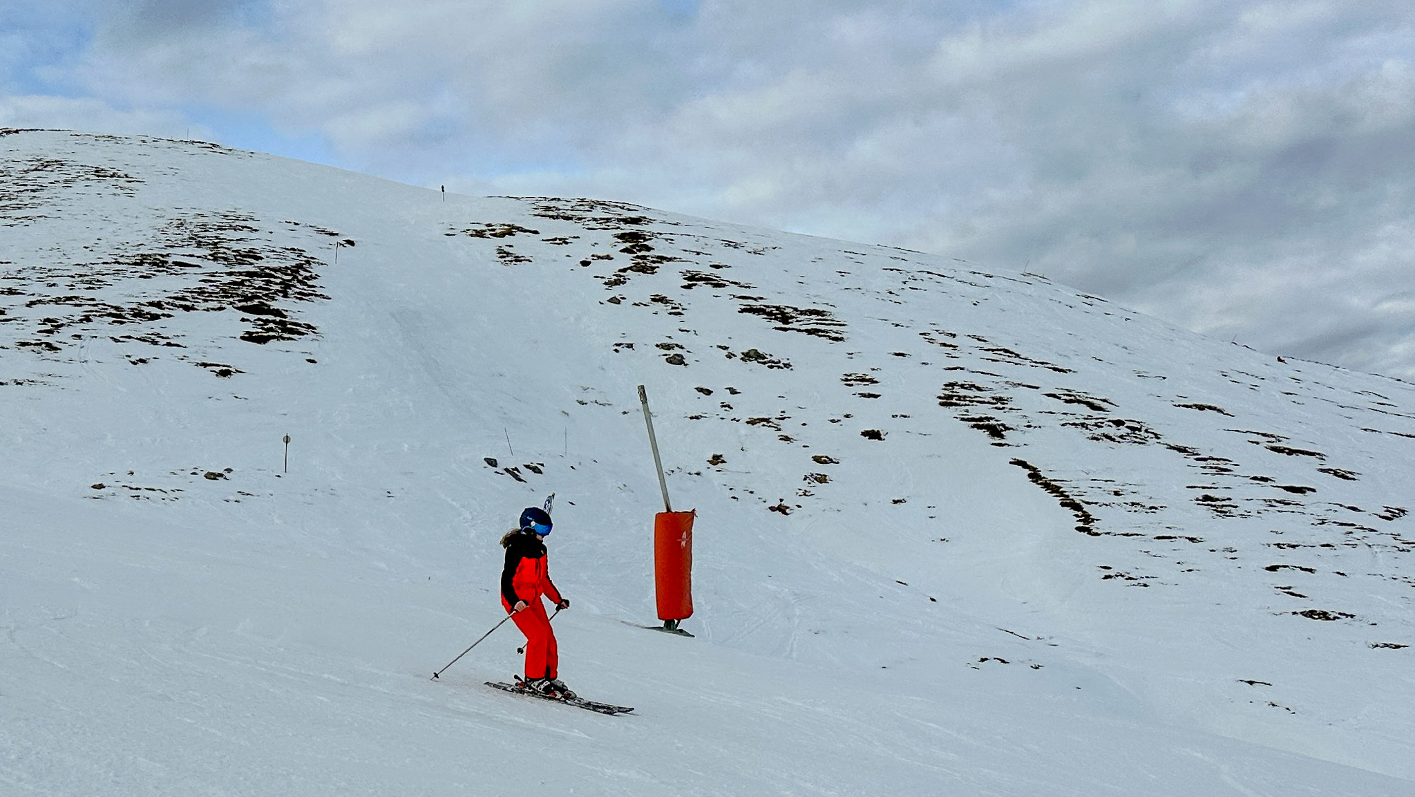 Super Besse, descente piste de Bleu au départ du Puy de la Perdrix