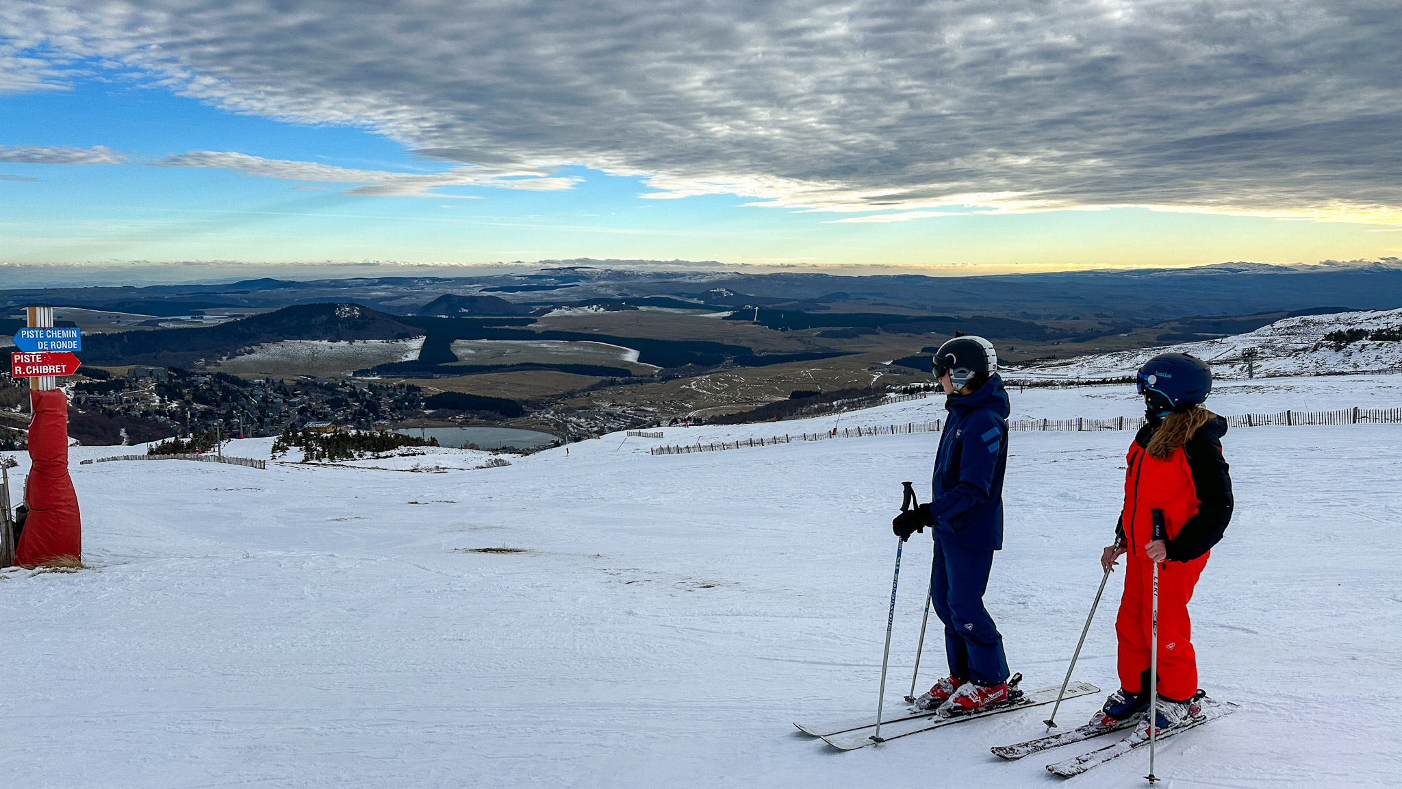Super Besse, descente vers la station de ski de Super Besse