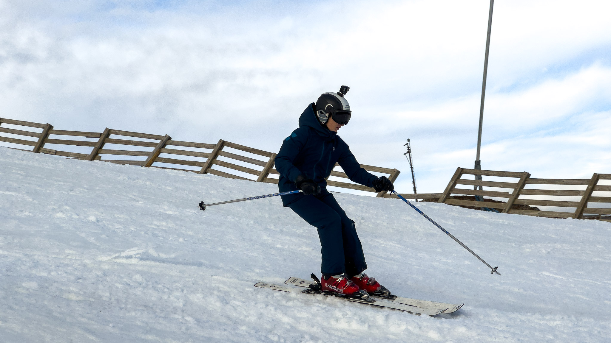 Supoer Besse, descente de la piste rouge René Chibret