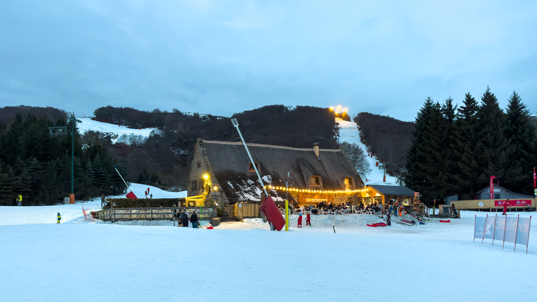 Super Besse, l'auberge de la Perdrix sur les pistes de Super Besse