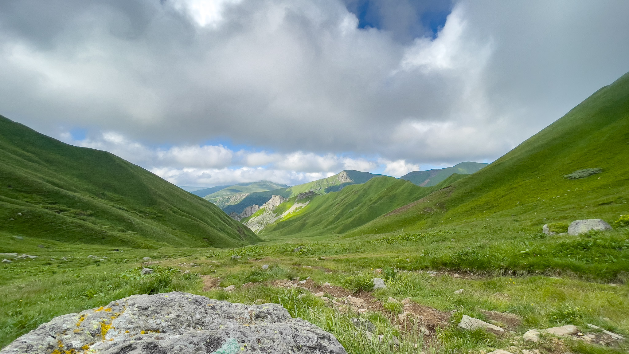 Le Val de Courre vers la station du Mont Dore