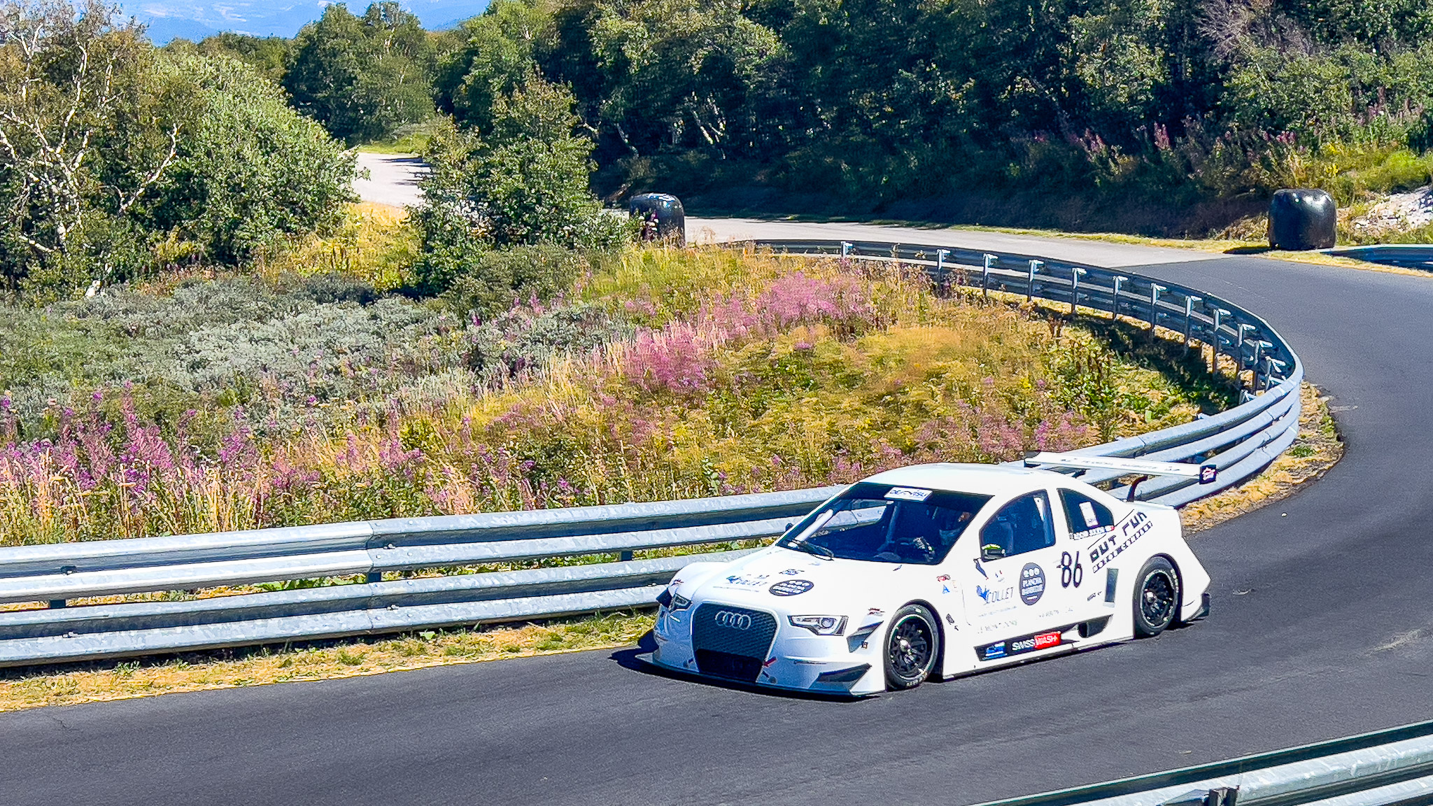 Course de Côte du Mont Dore, Audi dans la course