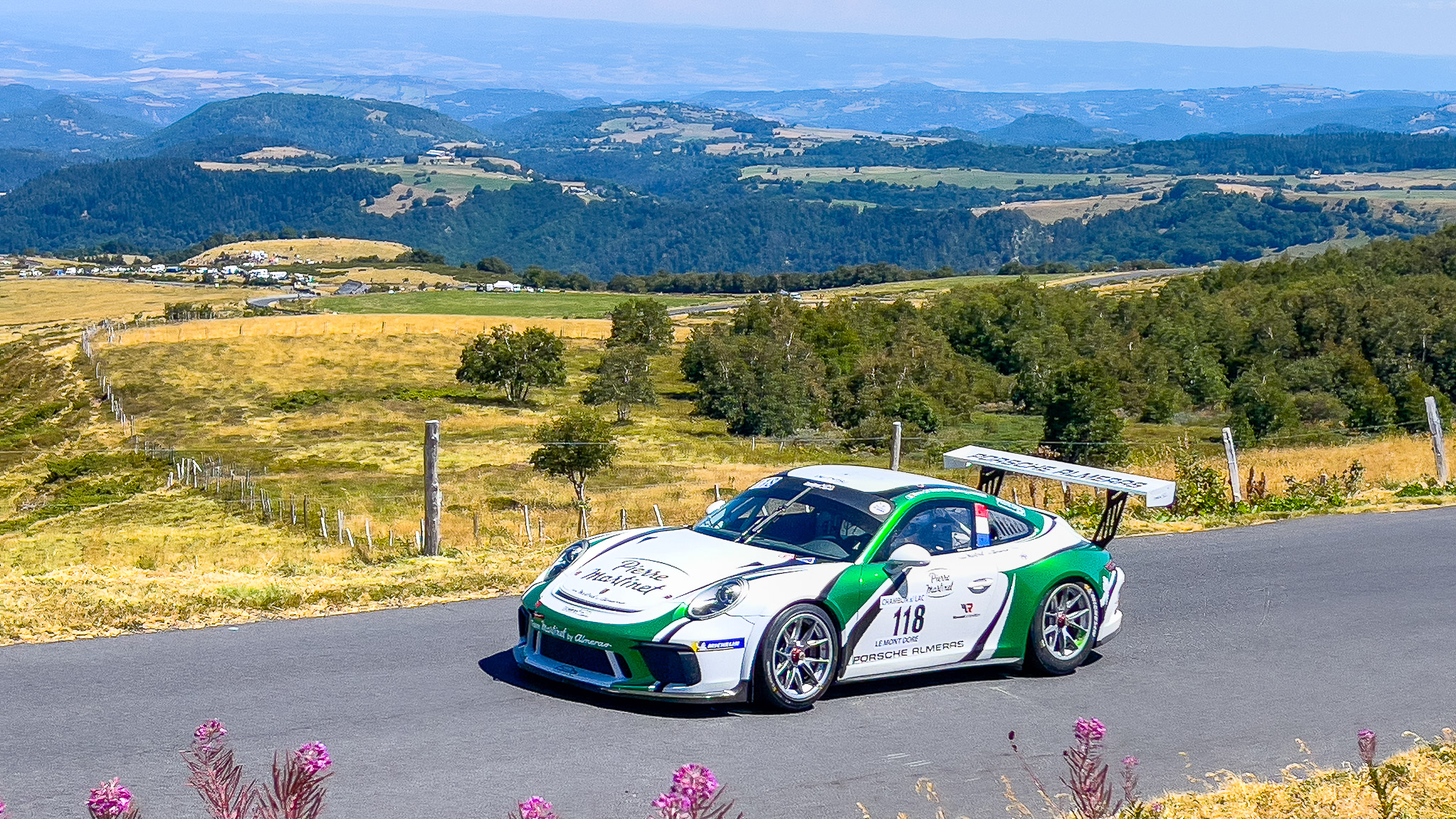 Course de Côte du Mont Dore, Porsche Gt3 dans la montée