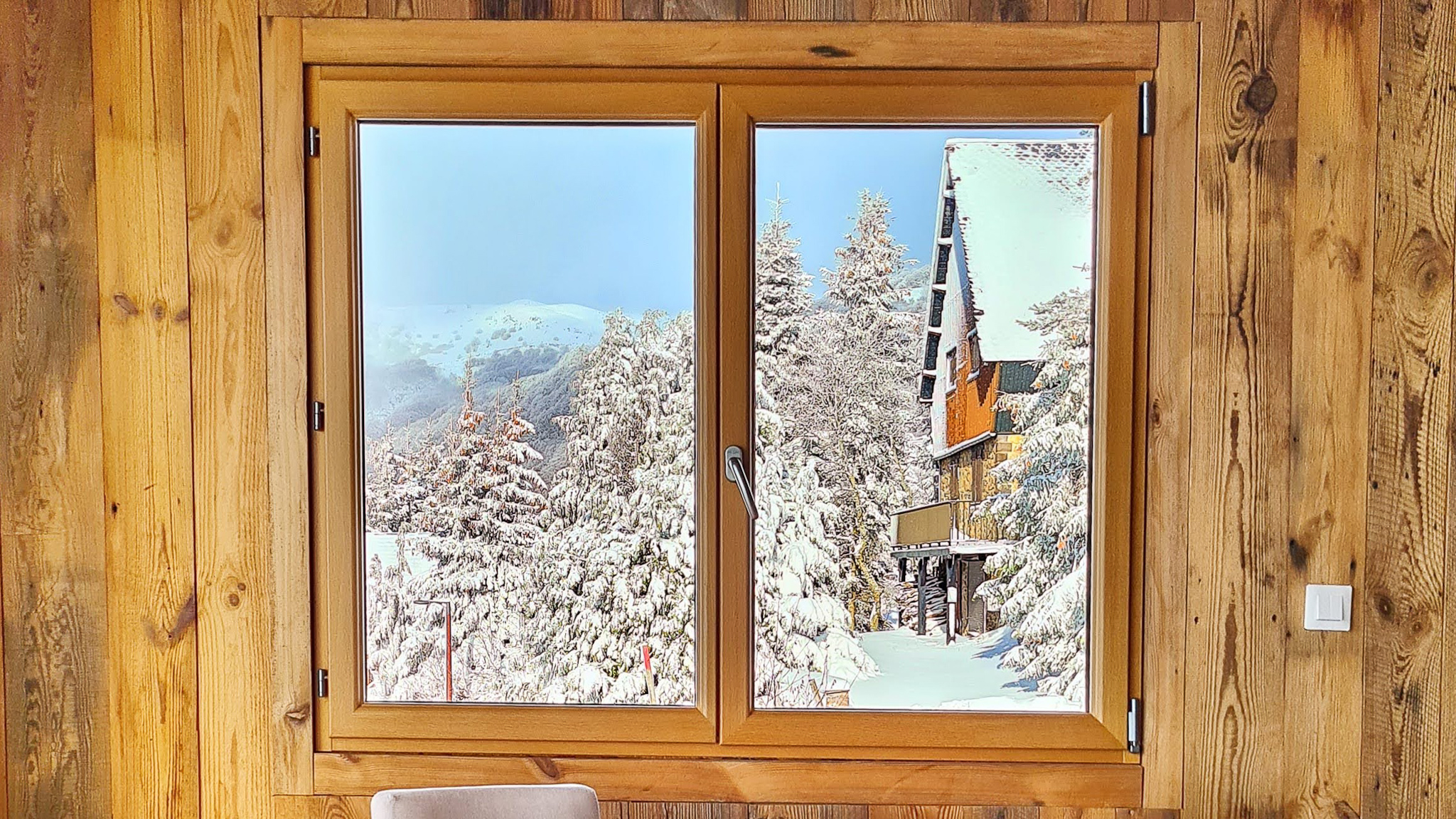 Chalet Cascade Super Besse, Belles chutes de Neige
