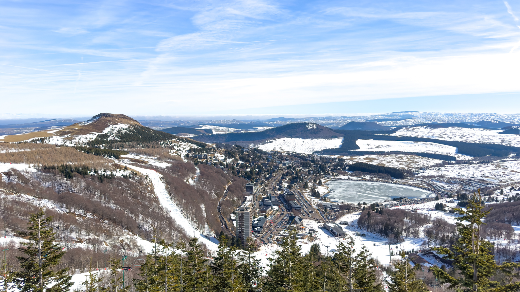 Station de Sports d'hiver de Super Besse, vue panoramique