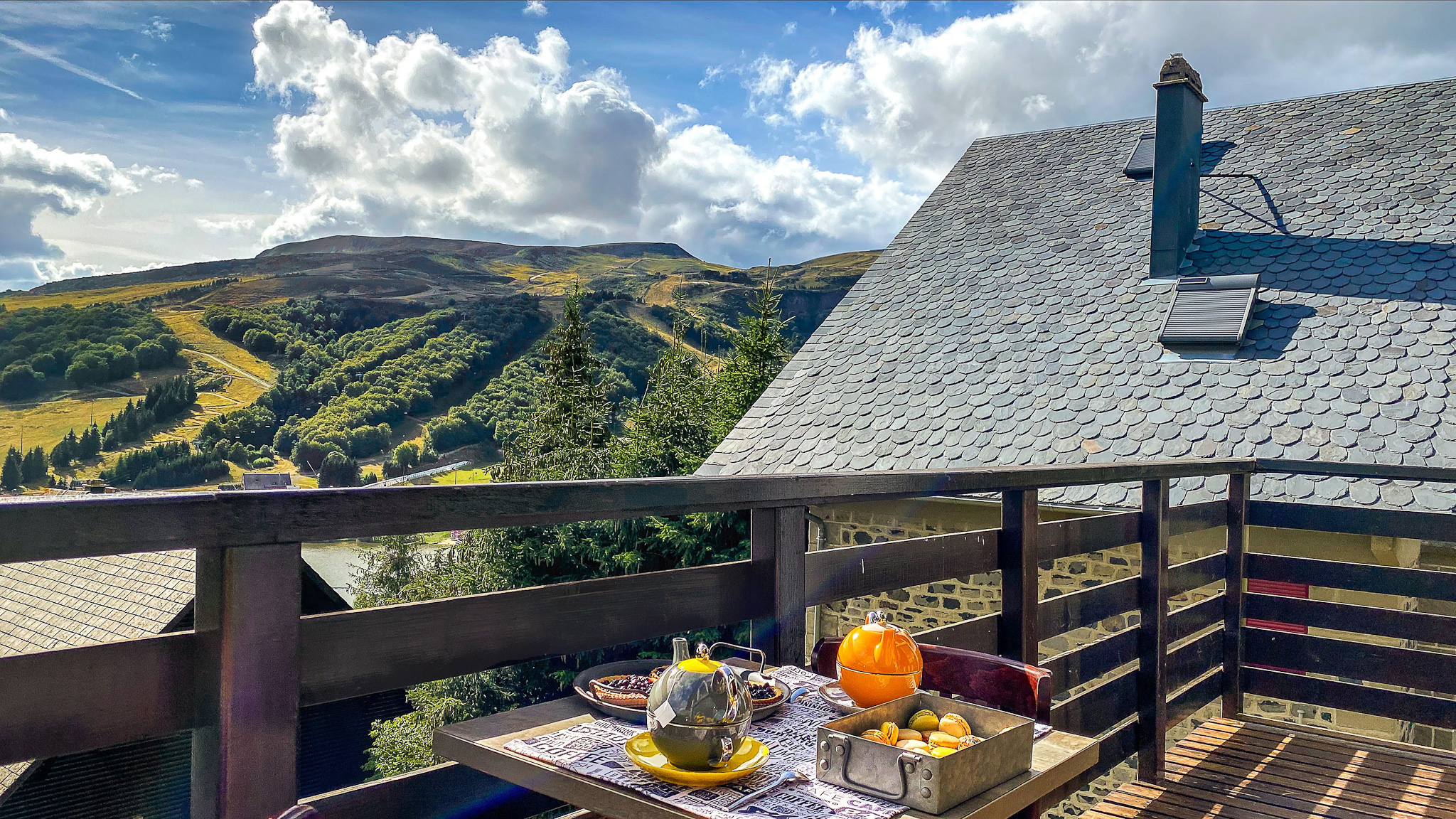 Chalet Cascade Super Besse, pause thé avec vue