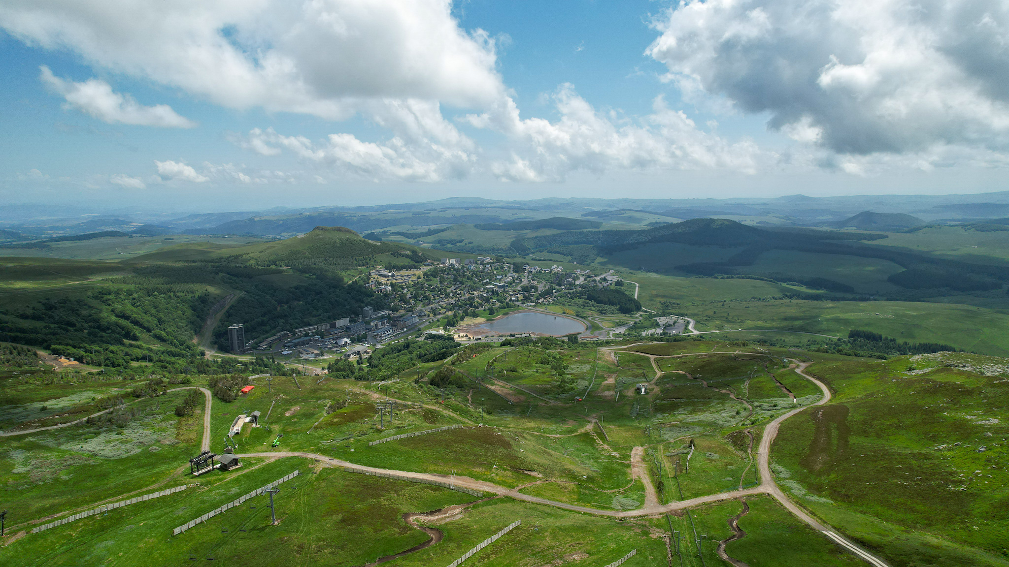 La station de Super Besse dans le Massif du Sancy