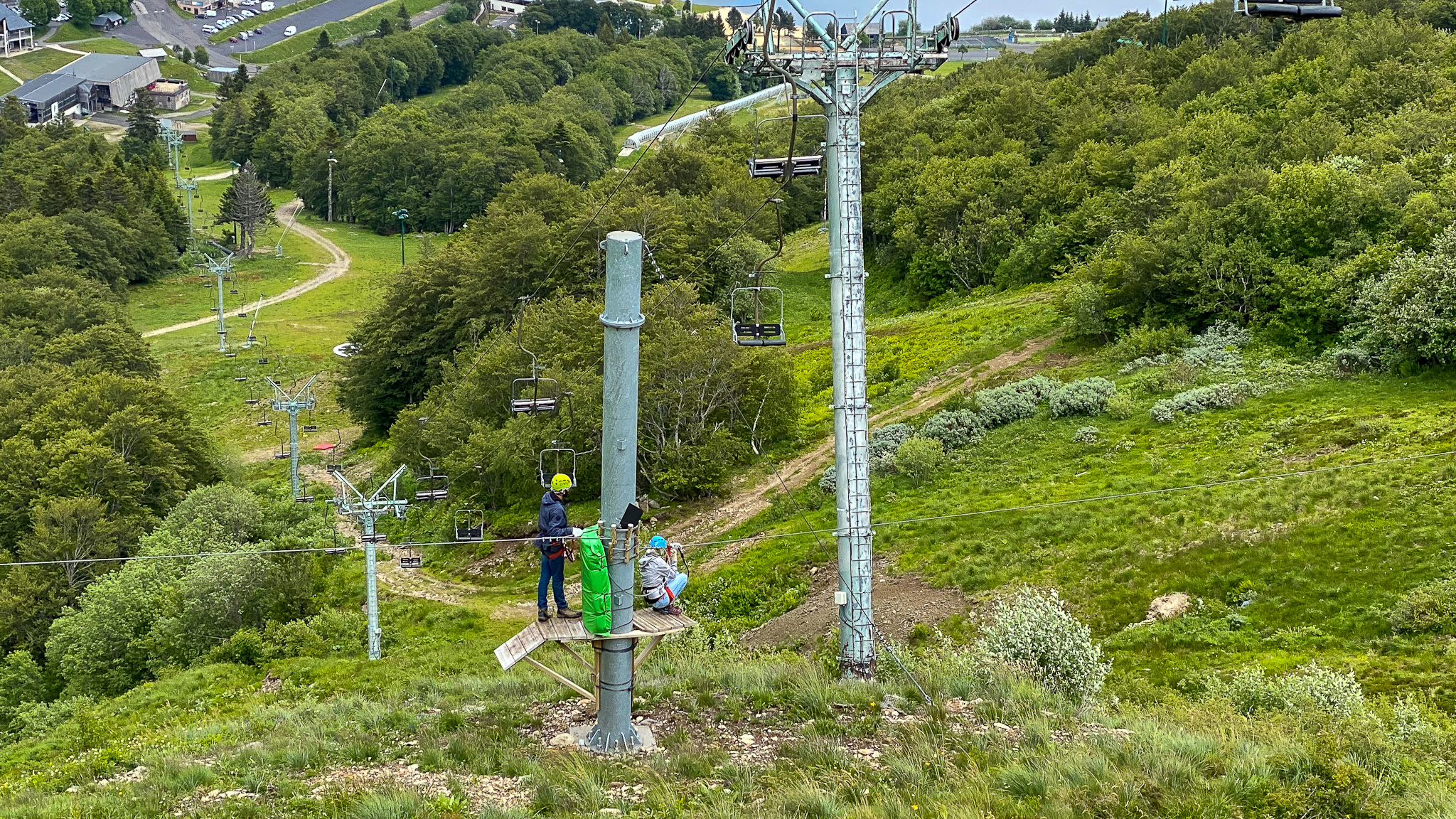 Super Besse, Xtrem Aventure de la Biche, adventure course of 1500 m