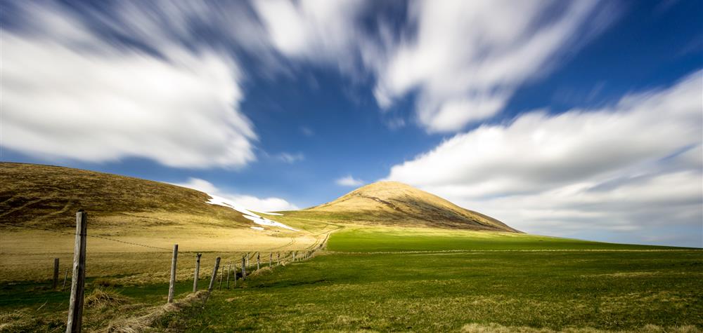 Le Mont Dore, le Col de la Croix Saint Robert au Printemps