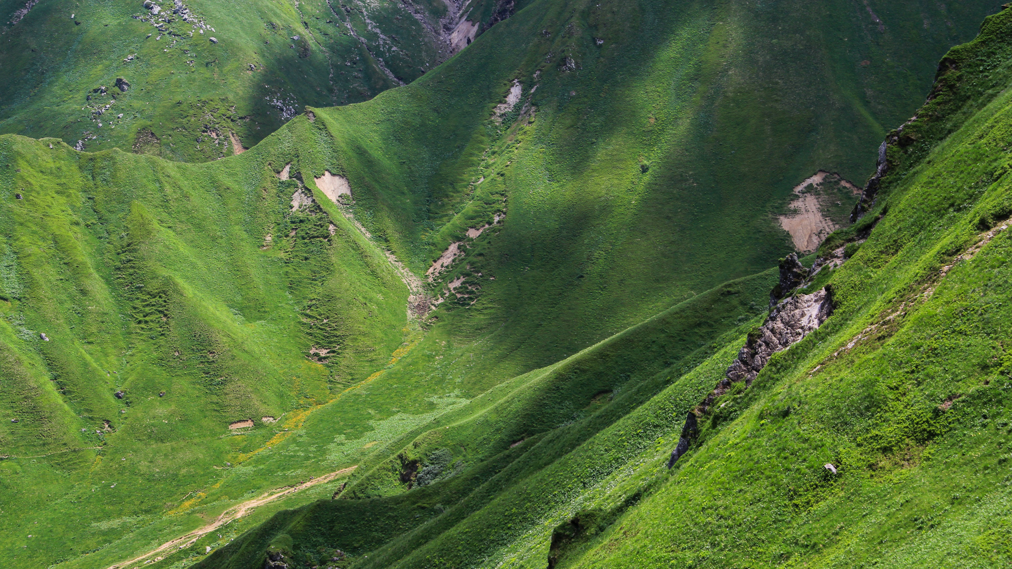 Le Mont Dore, la vallée glacière du Val de Courre