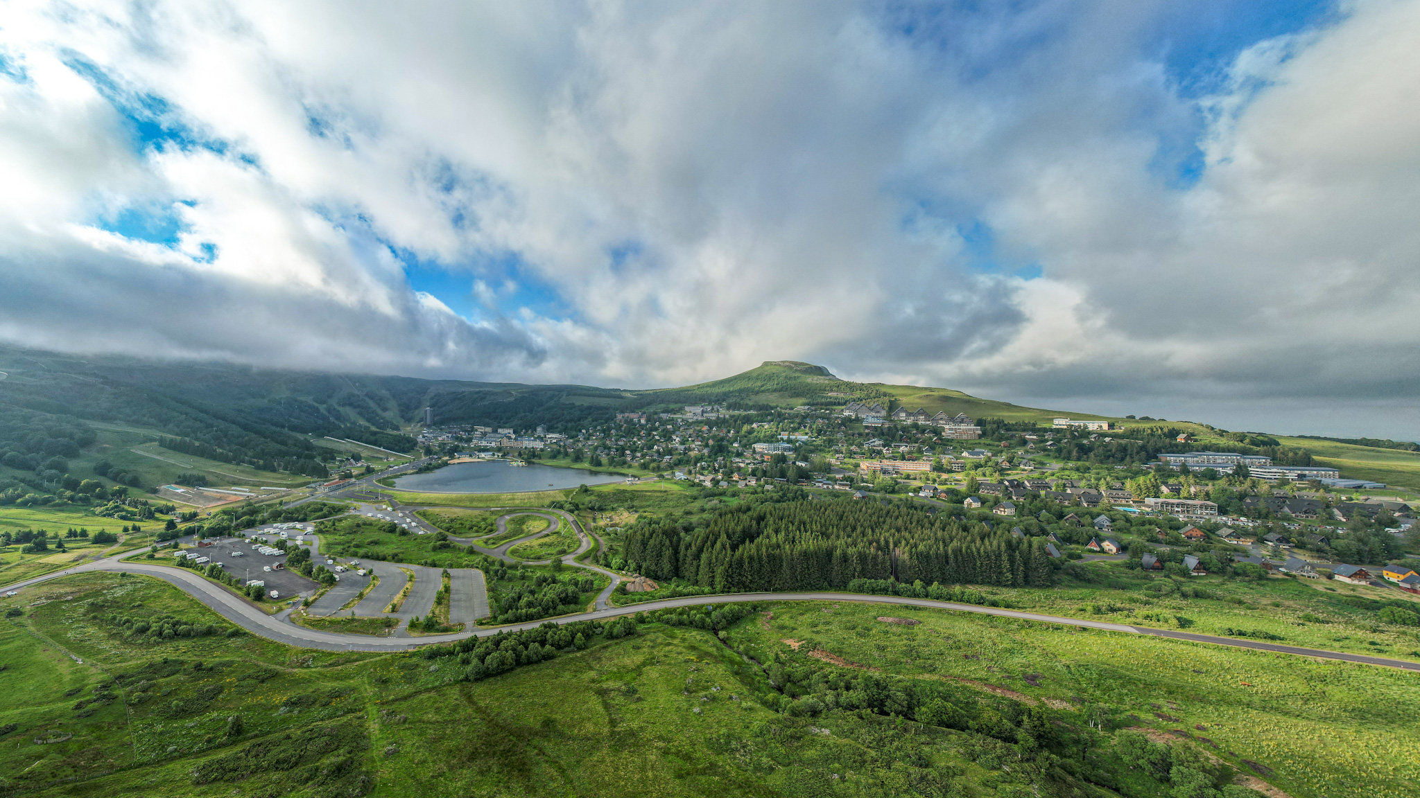 La station de Super Besse en juillet