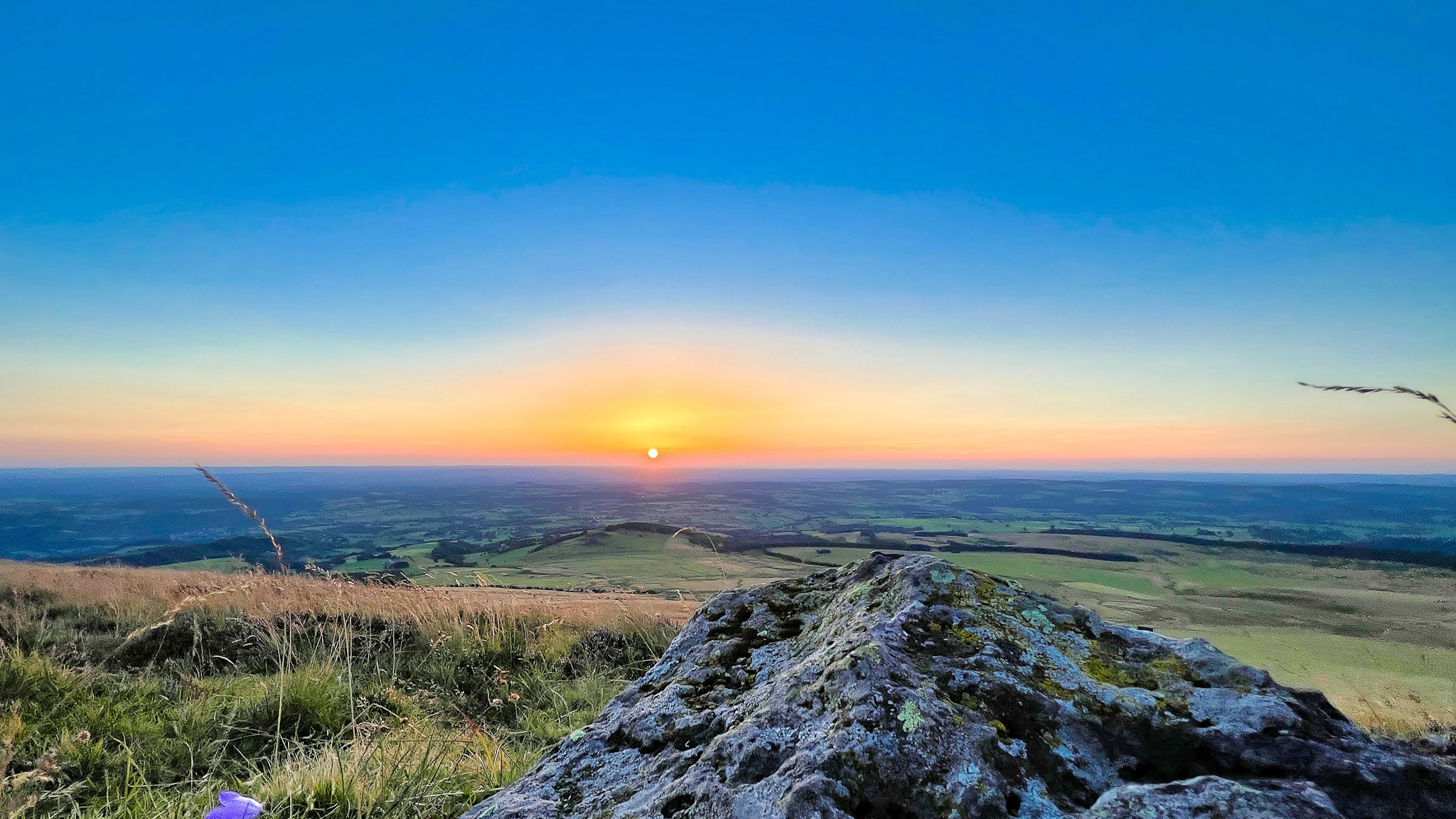 Coucher de Soleil au sommet de la Banne d'Ordanche