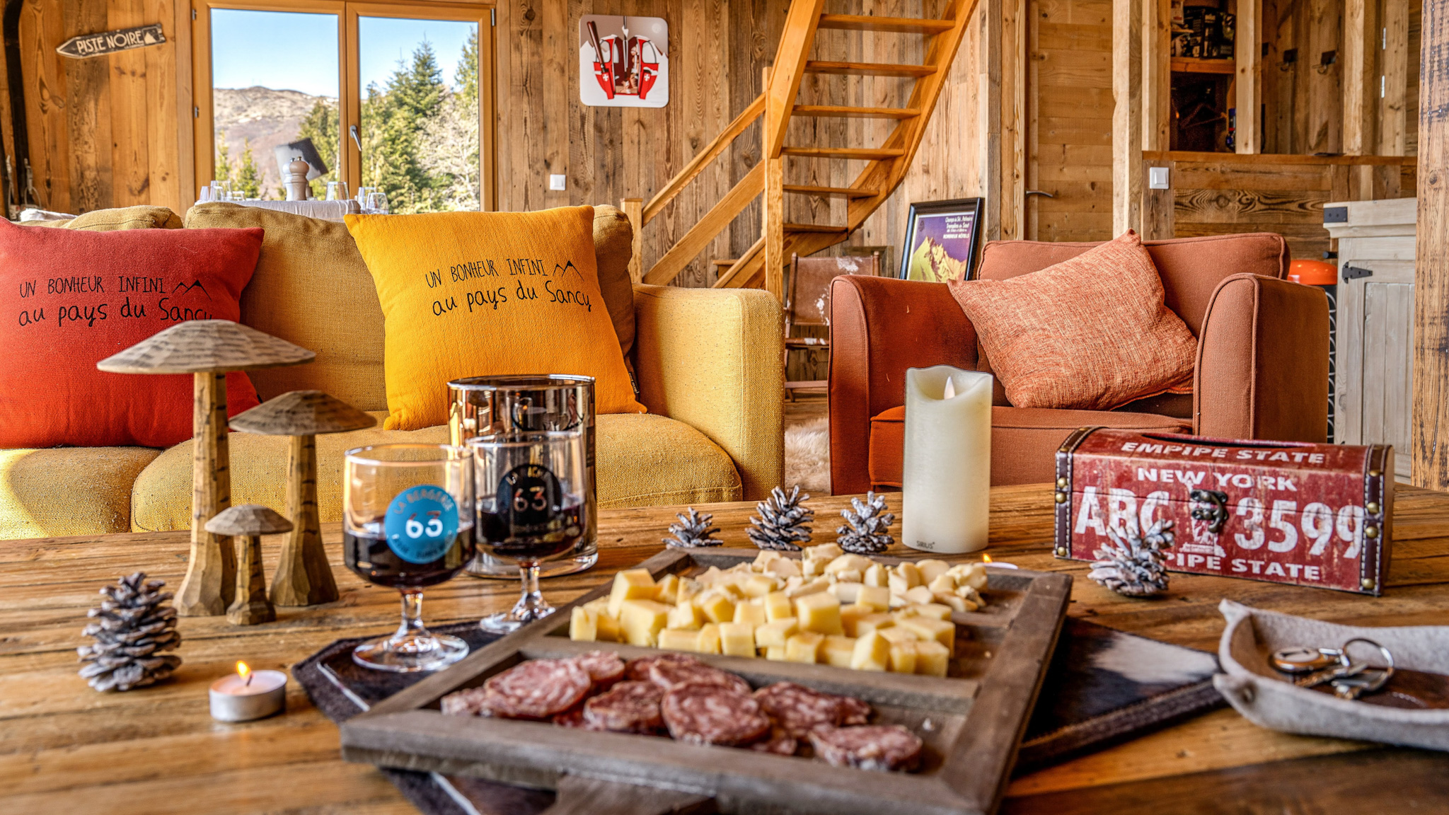 Apéritif au Chalet Cascade à Super Besse