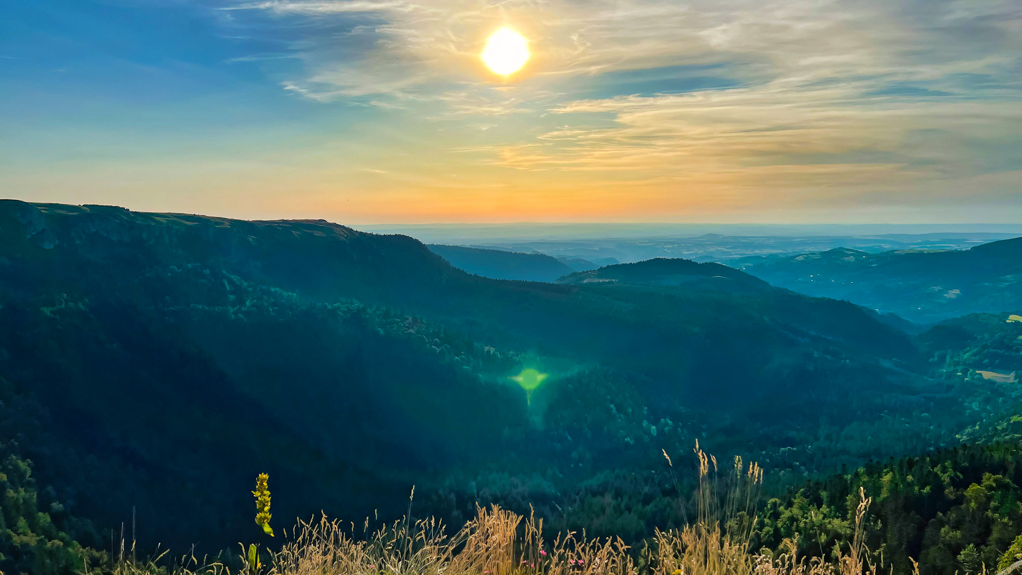 Le Capucin, coucher de Soleil
