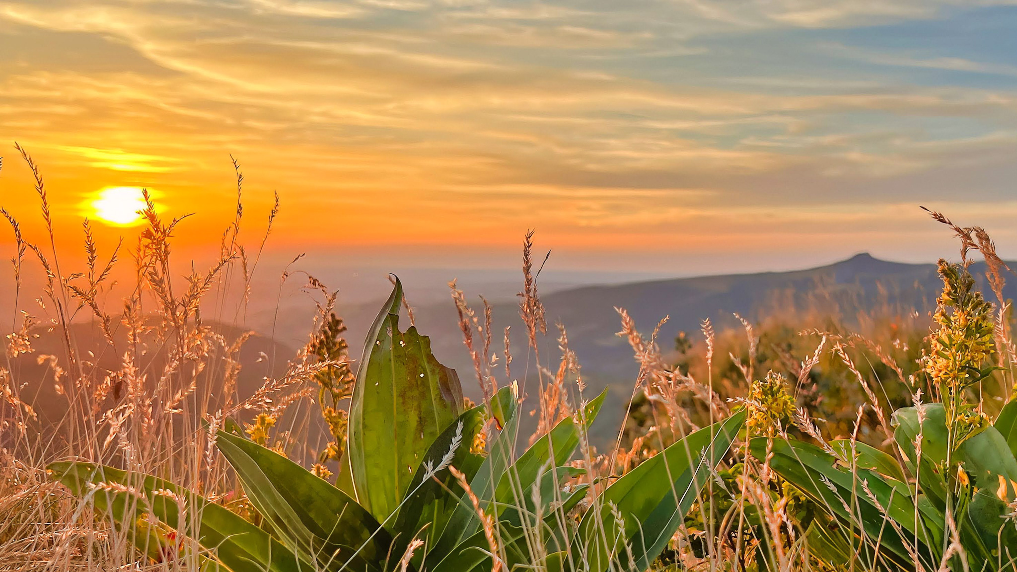 Coucher de Soleil sur la Banne d'Ordanche