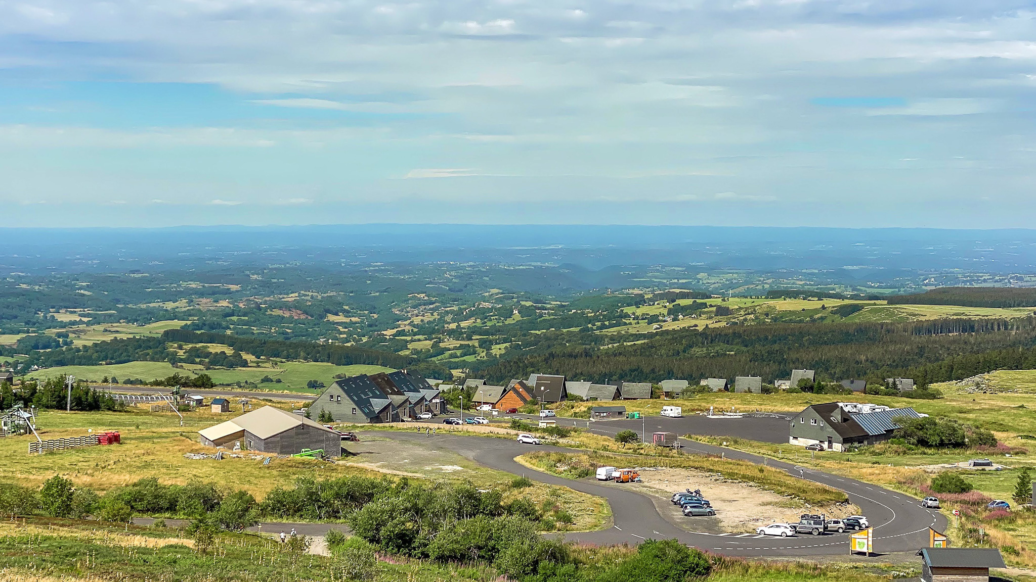Panorama sur la station de Chastreix Sancy