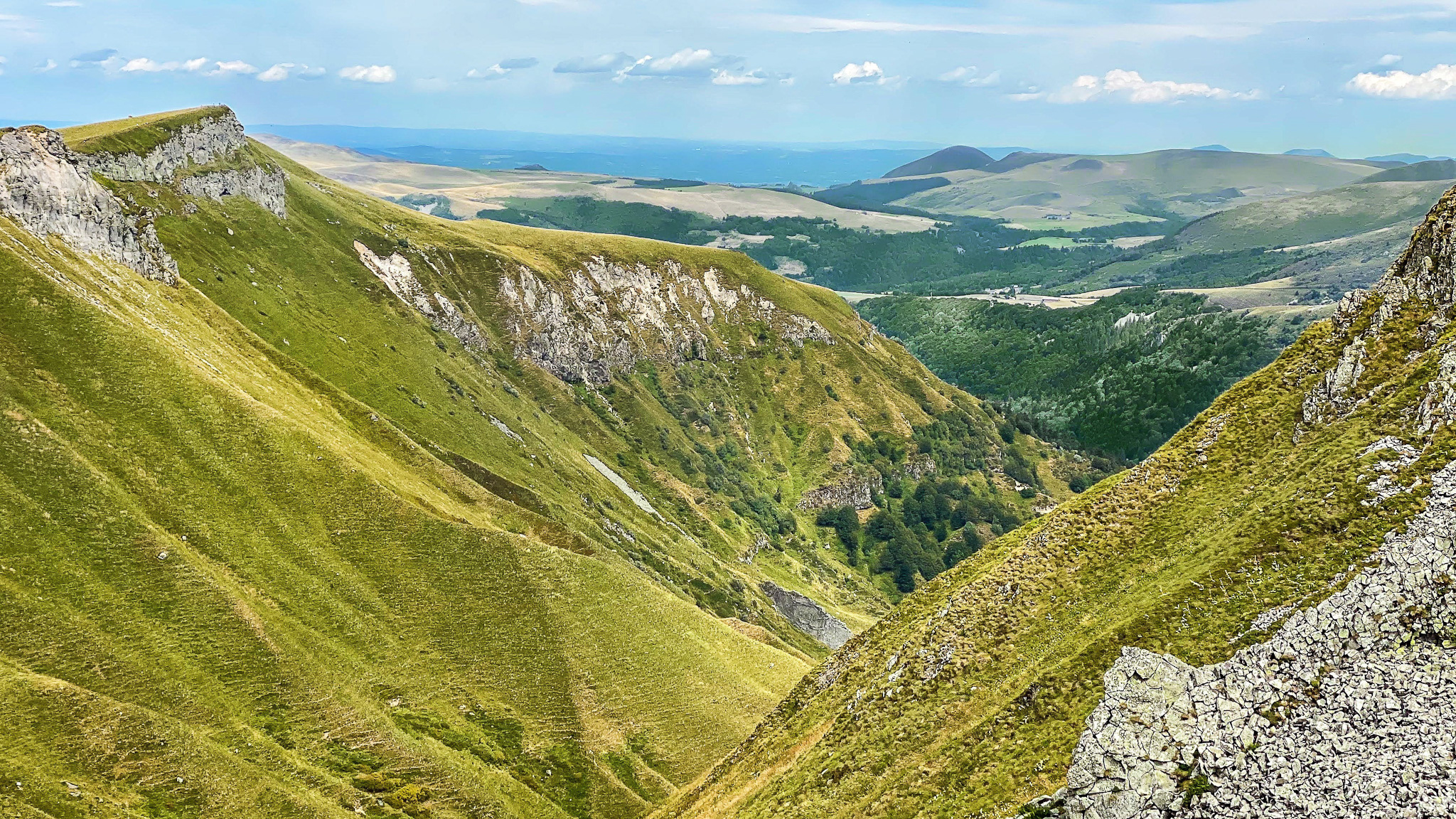 Le Val de Courre, vallée glacière du Massif du Sancy