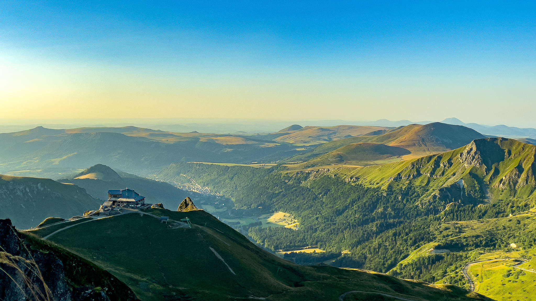Puy de Sancy, la Vallée de la Dordogne